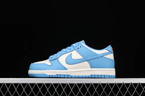 All Categories Nk SB Dunk Series Nk SB Dunk Low Low-top Sneakers J Version Nk Dunk Low SB Dunk Series North Carolina Blue Low-top Casual Sports Skateboard Shoes DD1503-100